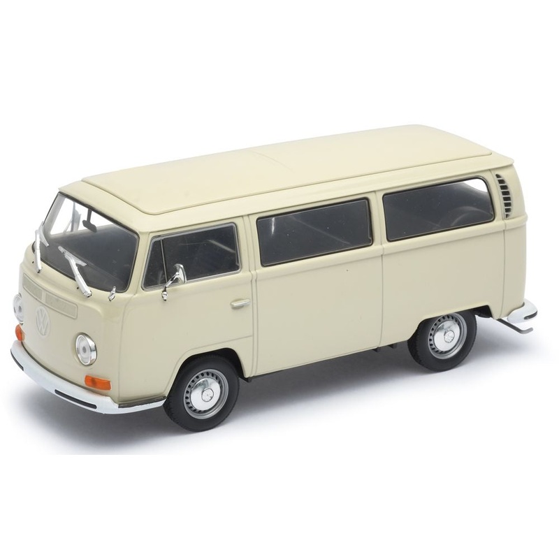 Welly Volkswagen Bus Cream - 1:24 Scale