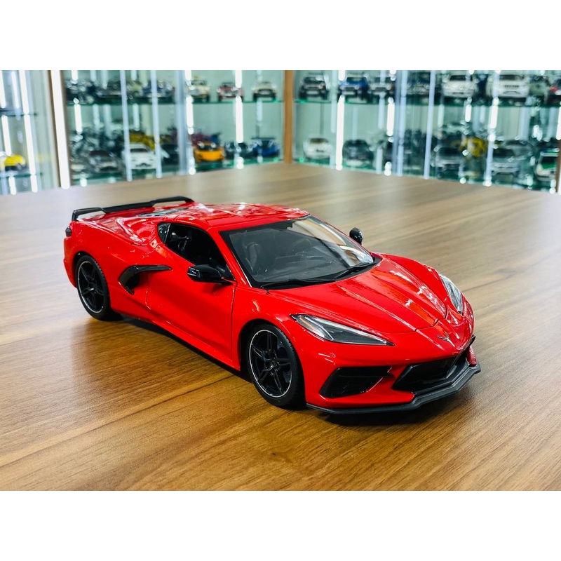 1/18 Diecast Maisto Chevrolet Corvette Stingray Coupe 2020 Red