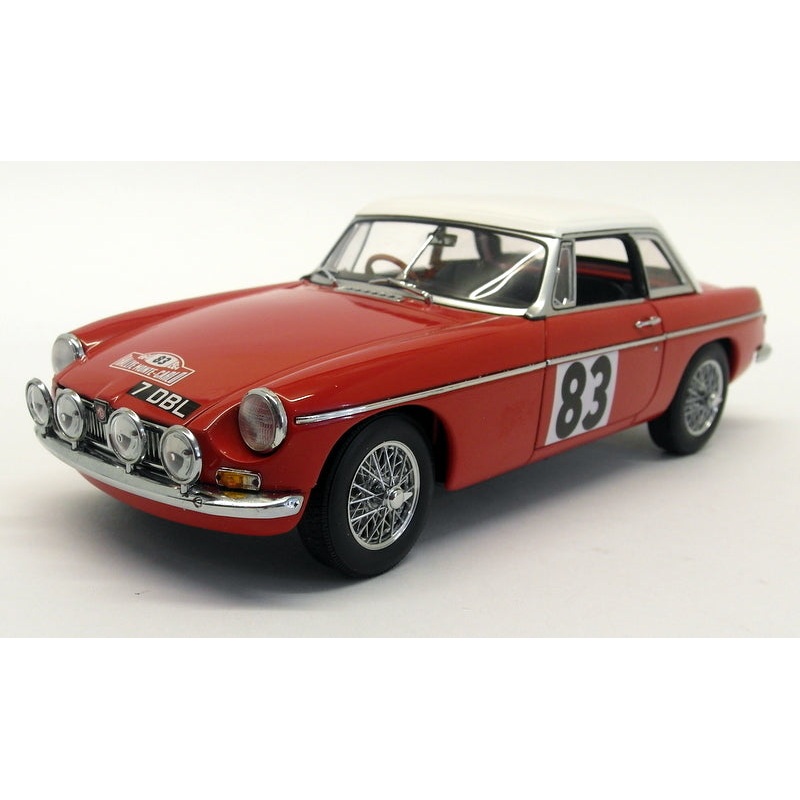 Autoart 1/18 Scale - 86481 MGB GT Mk2 Rally 1964 Winner Monte Carlo Rally