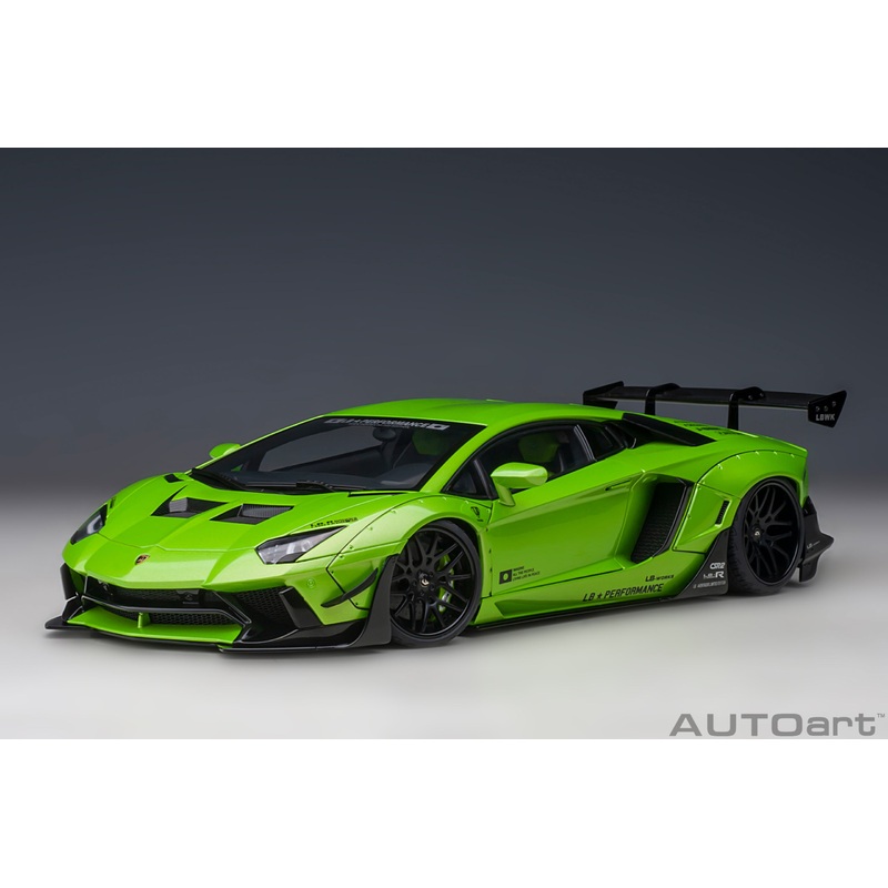 AUTOart Lamborghini Aventador Liberty Walk LB-Works, Limited Edition, Pearl Green 1:18