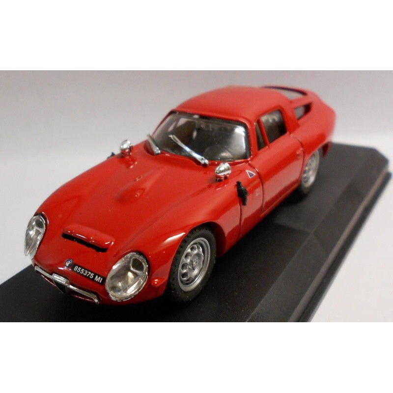 Best 1/43 Scale Metal Model - 9059 ALFA ROMEO TZ 1 PROVA RED