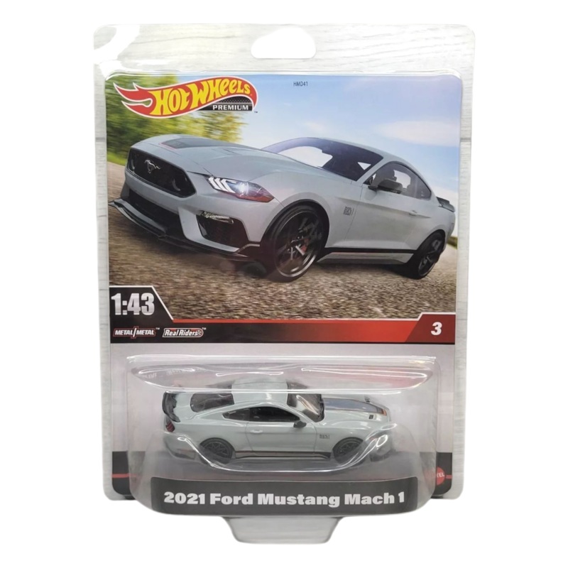 HotWheels 2021 Ford Mustang Mach 1 (1side mirror damaged) Imported Premium 1:43 Scale