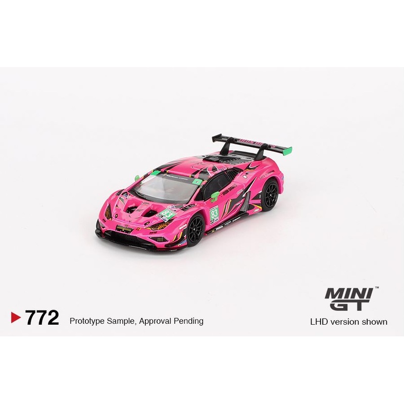 Mini GT 1/64 Lamborghini Huracn GT3 EVO2 #83 Iron Dames IMSA 2023 Daytona 24 Hrs