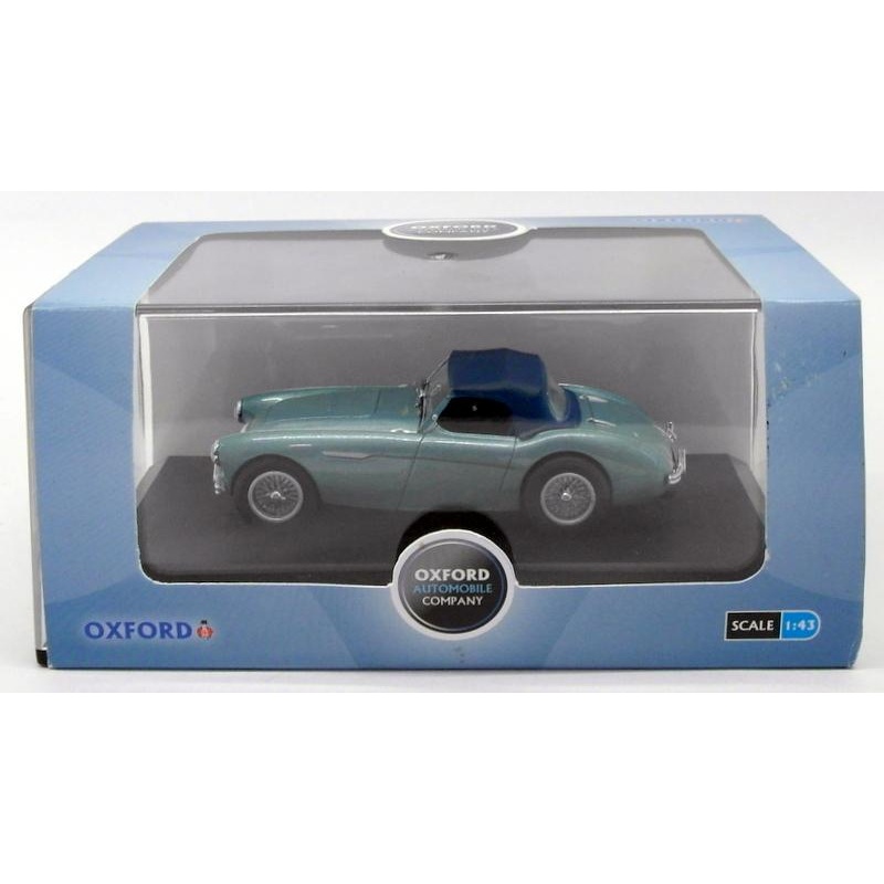 Oxford Diecast 1/43 Scale AH1001 - Austin Healey 100 BN1 - Healey Blue
