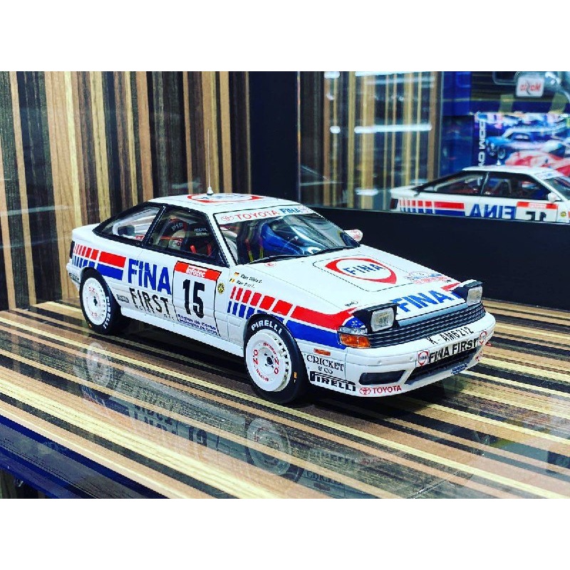 1/18 Toyota Celica TS 165 #15 White Model Car by Otto