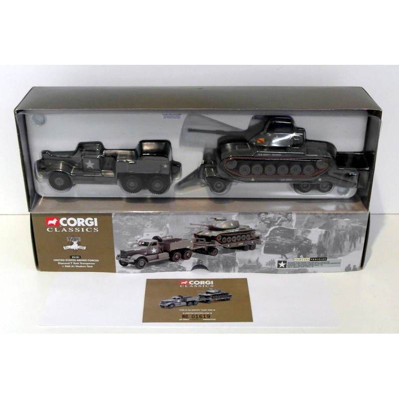 Corgi 1/50 Scale 55101 - US Armed Forces Diamond T Tank Trans M60 A1 Medium Tank