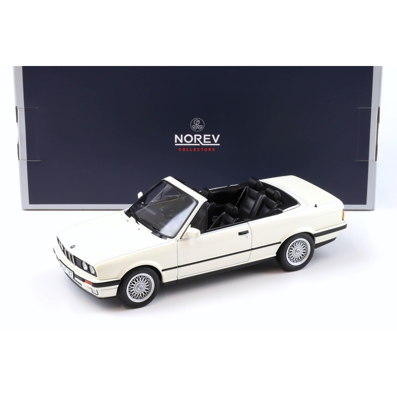 Norev 1991 BMW 325i E30 Convertible White 1:18