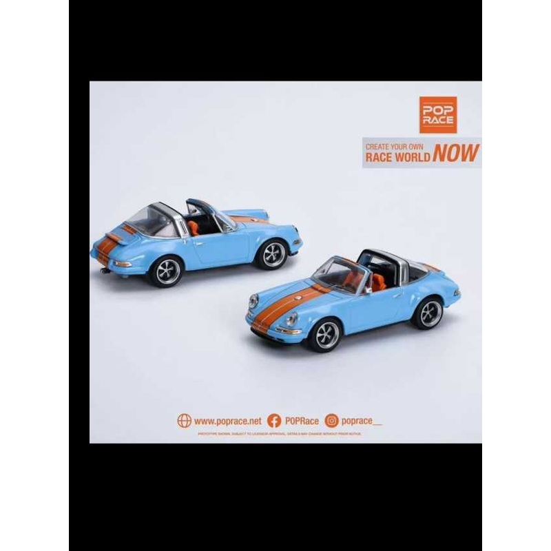 Pop race pr64-78 singer Targa 1:64 scale