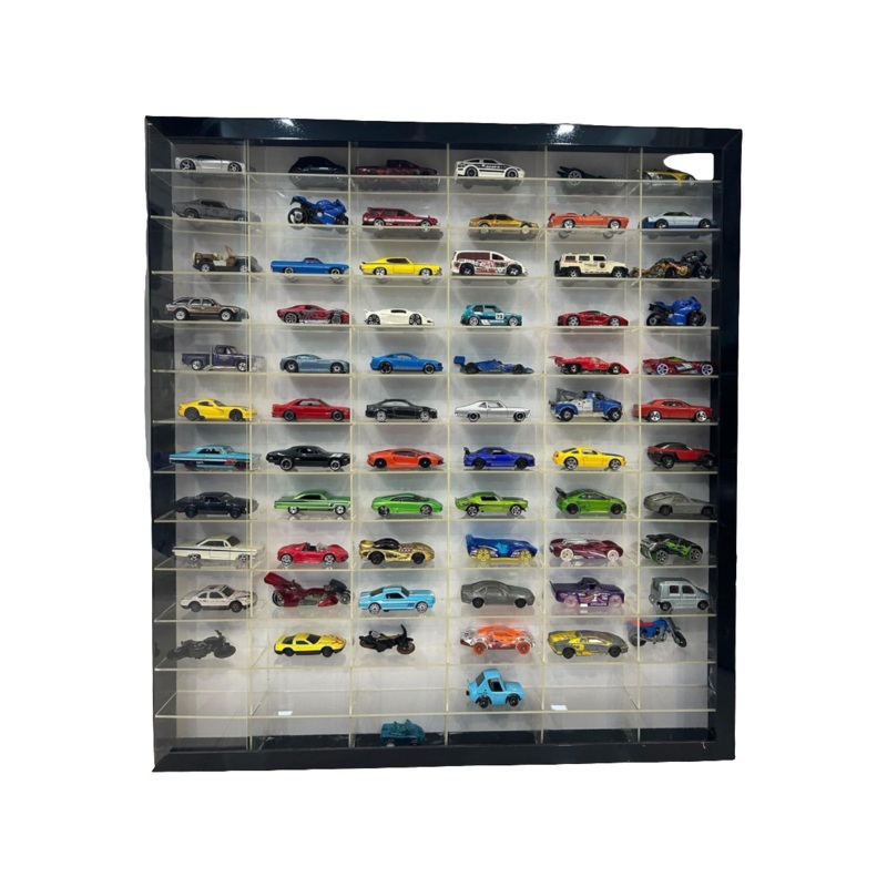 Acrylic Case For Storage Holds 78 Cars (Cars not Included)