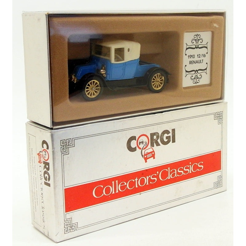 Corgi 1/43 Scale Model Car C862 - 1910 12/16 Renault - Blue