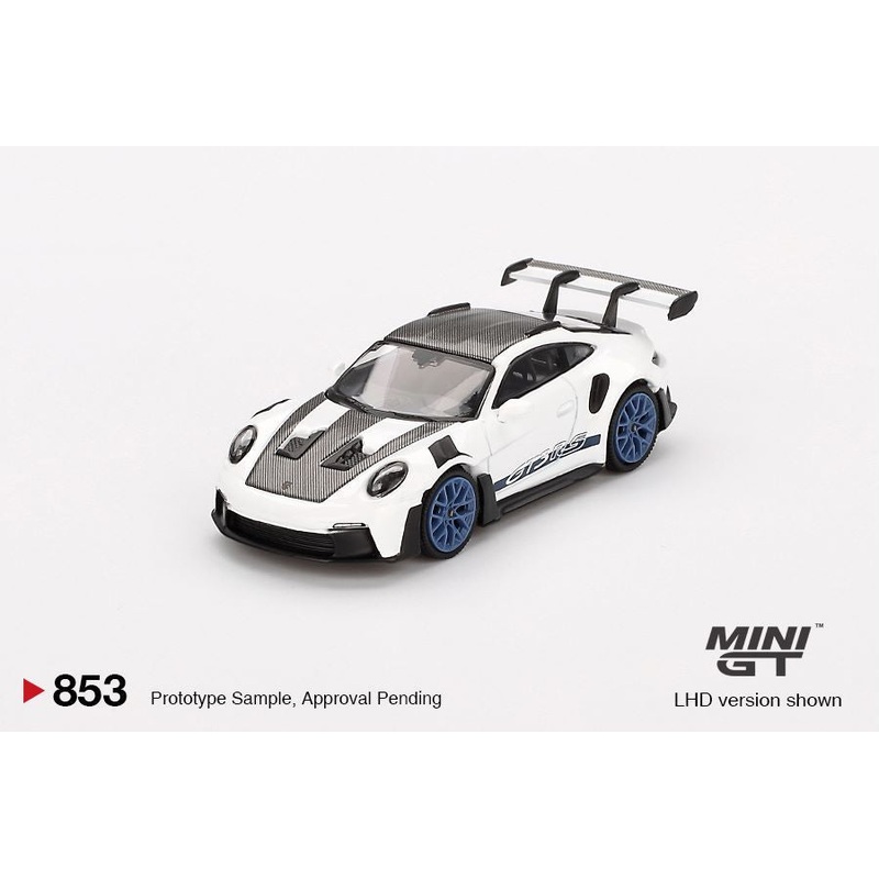 [ETA:  Apr 2025 ] Mini GT 1/64 Porsche 911 (992) GT3 RS Weissach Package White with Indigo Blue