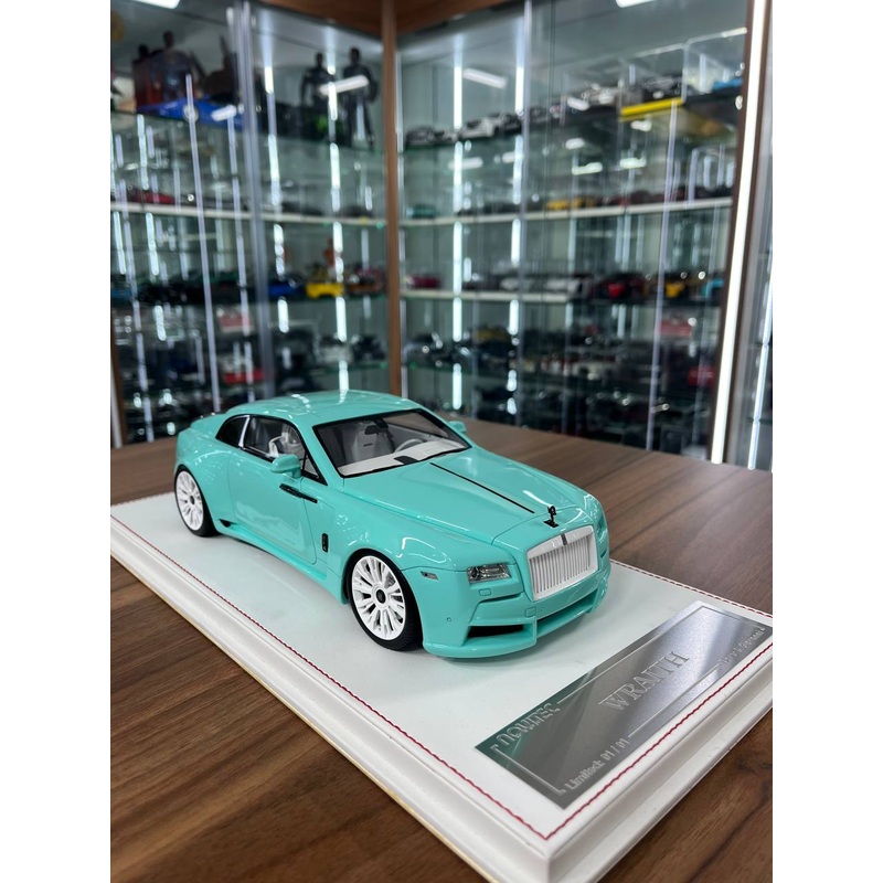1/18 Davis & Giovanni Rolls Royce Wraith  Matt White / Tiffany | 01 of 01