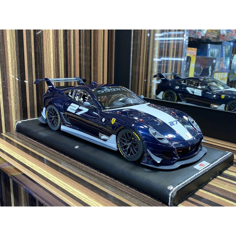 Ferrari 599xx #27 by MR Collection [ 1/18, Blue, Resin]
