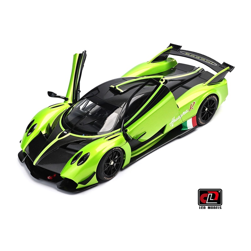 LCD Pagani Huayra R Green Carbon 1:18
