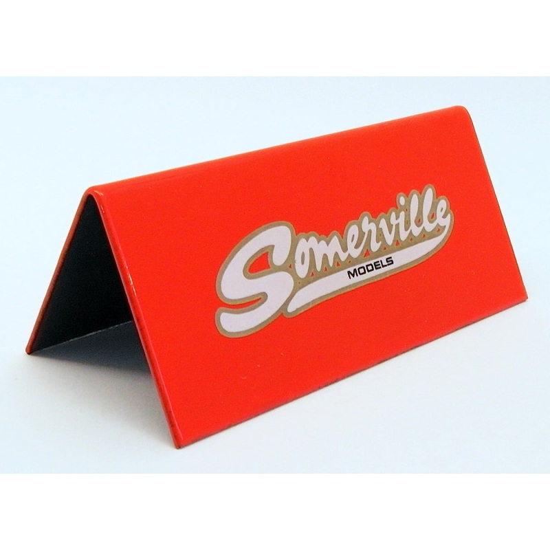Somerville Models Rare Metal Desk Logo Sign - 11cm Long
