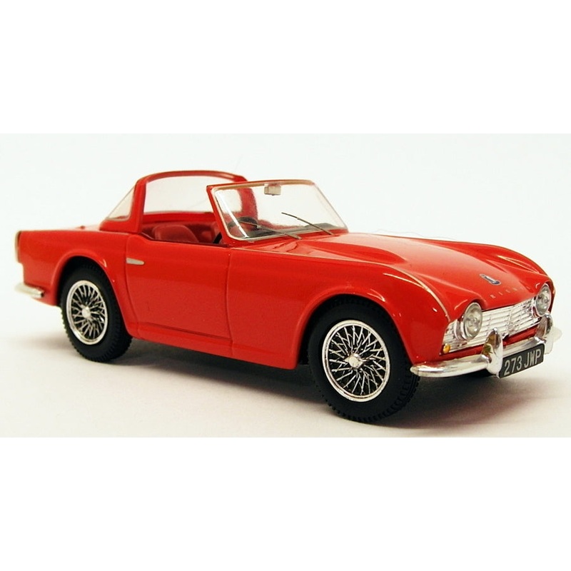 Vanguards 1/43 Scale Model Car VA11500 - Triumph TR4 - Signal Red