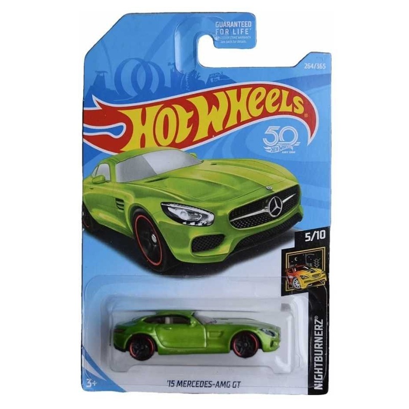 Exclusive Hotwheels '15 Mercedes-AMG GT Imported Mainline Card 1:64 Scale