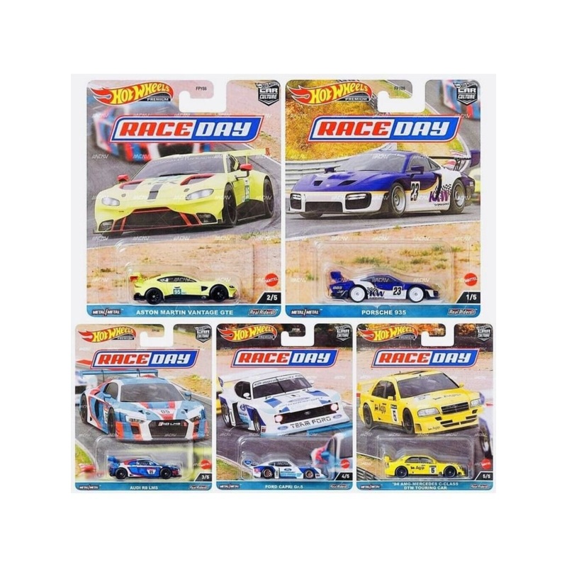 EXCLUSIVE Hotwheels Race Day Set Of 5