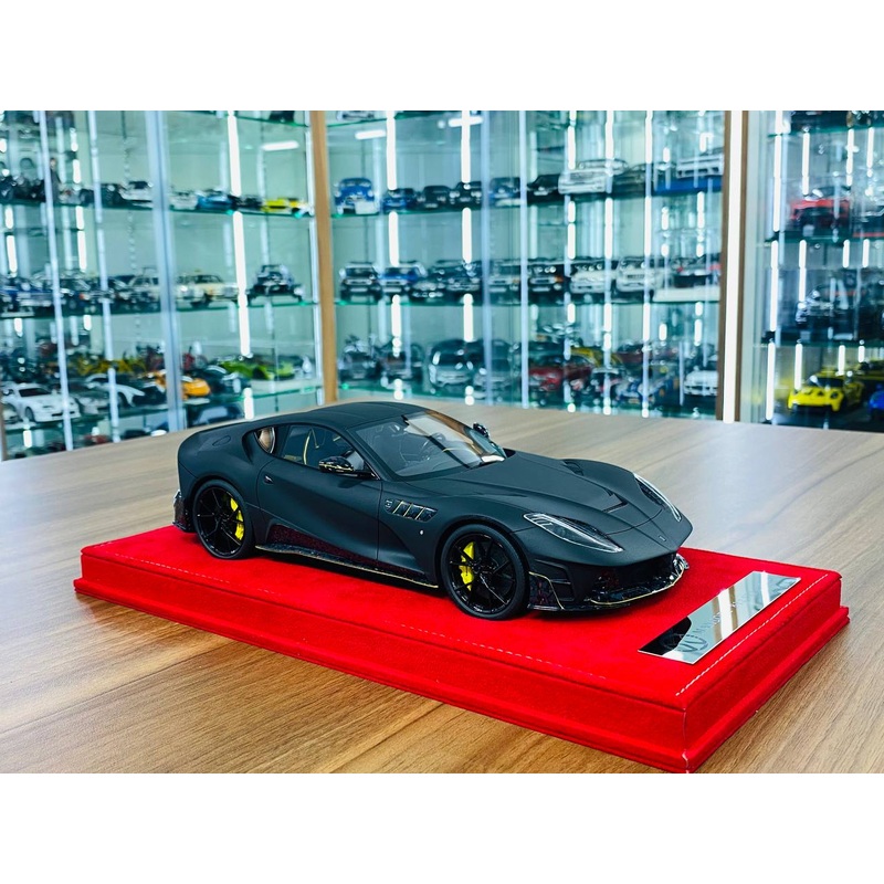 Timothy & Pierre Ferrari 812 Stallone Mansory - 1/18 Resin Model, Semi-Gloss Black, Limited to 10 Pieces
