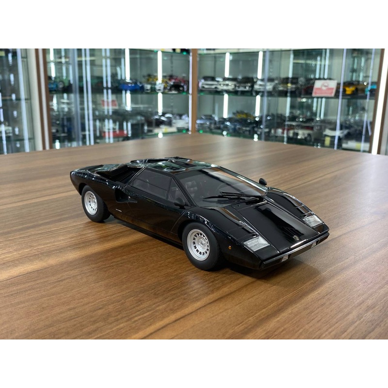 1/18 Diecast Lamborghini Countach LP 400 Black Kyosho Scale Model Car