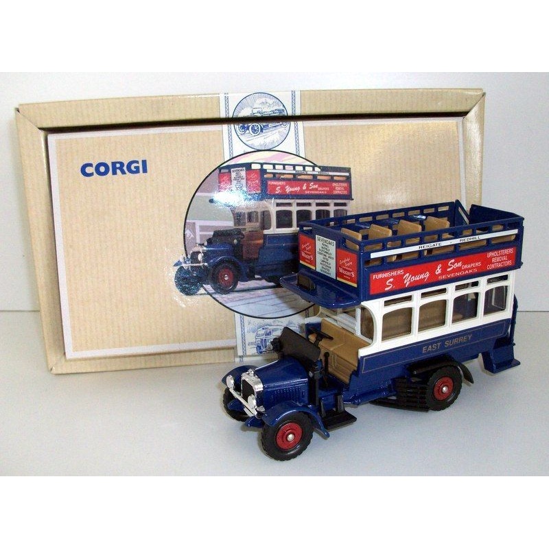 CORGI 1/50 96985 - THE THORNYCROFT - EAST SURREY OPEN TOP BUS