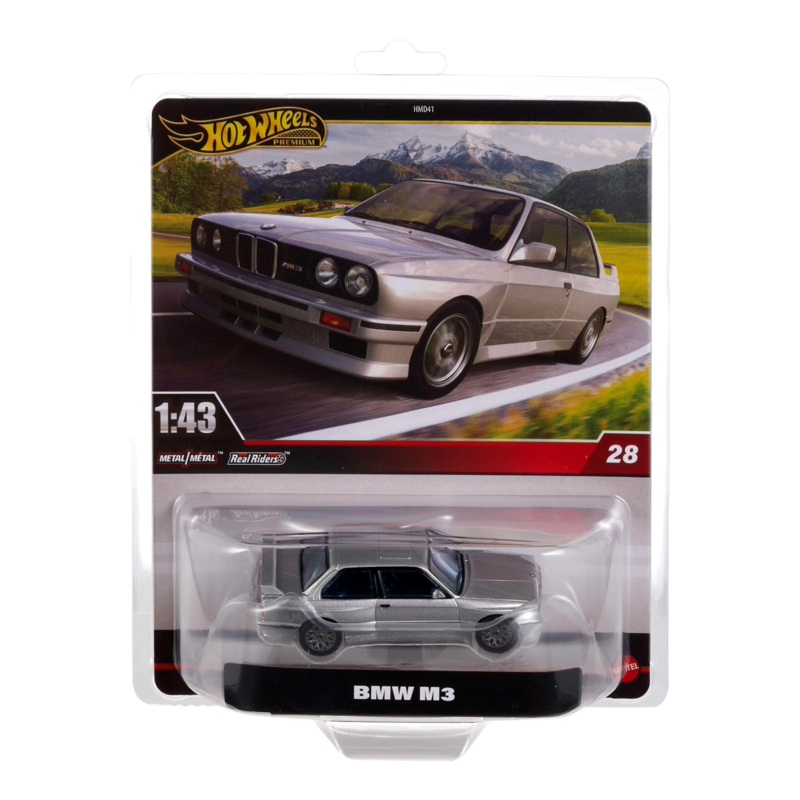 HotWheels BMW M3 Imported Premium 1:43 Scale (With Protector)
