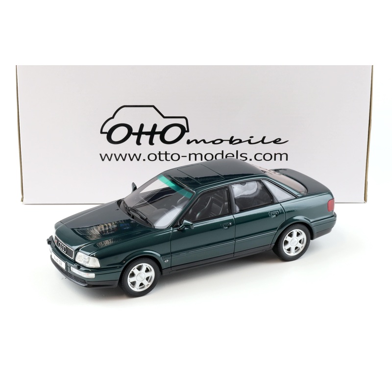 Otto 1993 Audi 80 B4 S2 Sedan Emerald Green M6 1:18