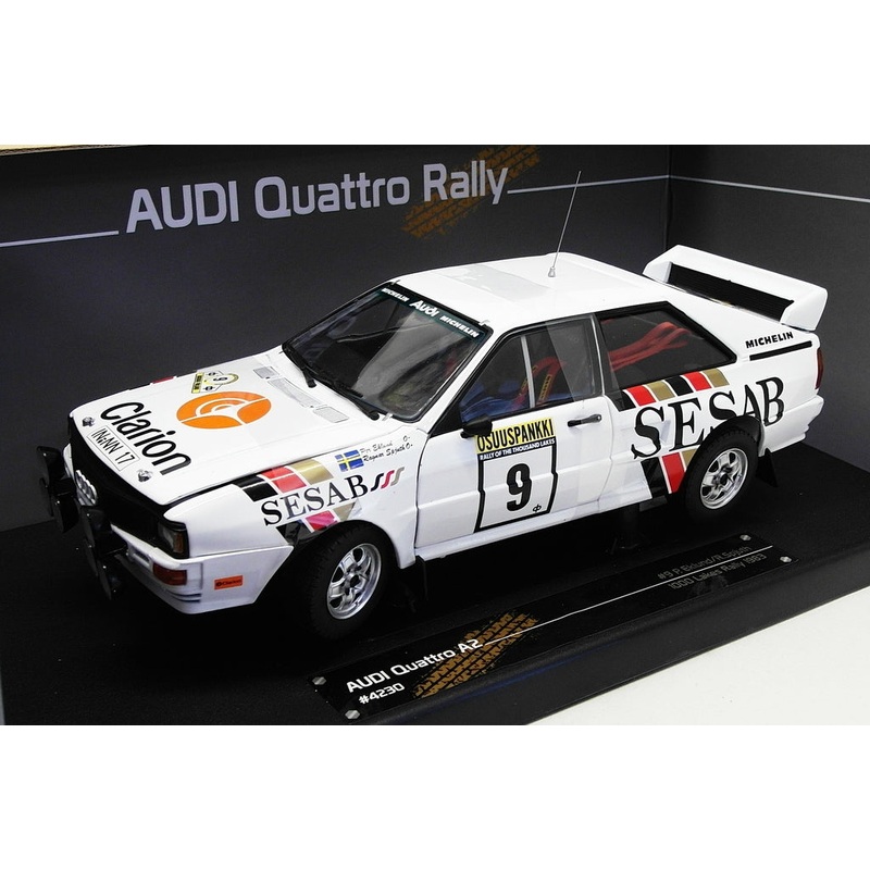 Sun Star 1/18 Scale Diecast 4230 - Audi Quattro A2 - 1000 Lakes Rally 1983