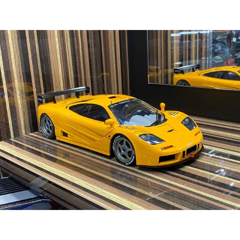 1/18 Diecast McLaren F1 GTR Short-Tail Yellow Solido Scale Model Car