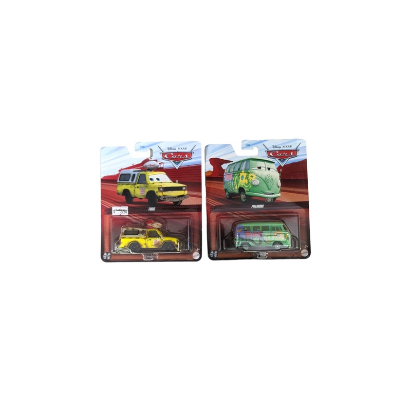 Disney Pixar Cars Todd & Fillmore Set Of 2