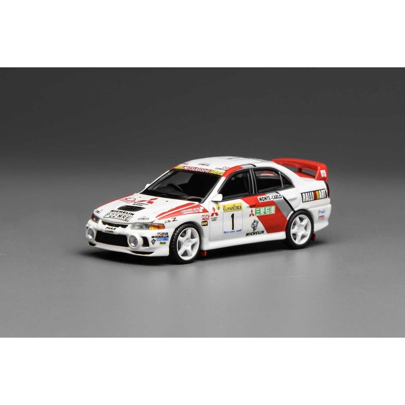 [ETA:  May 2026 ] Motorhelix 1/64 Mitsubish  Lancer Evolution IV  - Monte Carlo #1 Livery