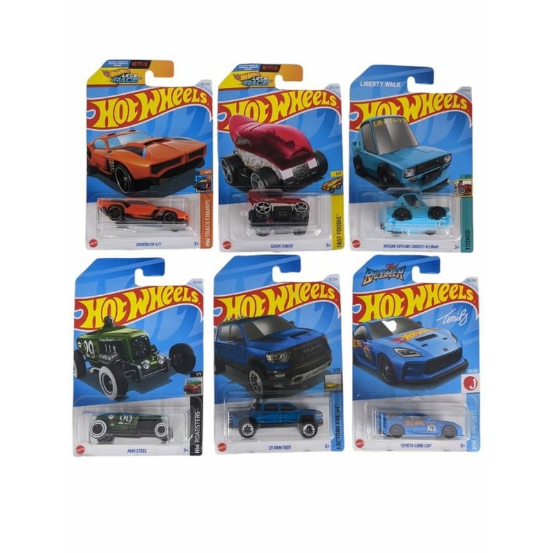 EXCLUSIVE Hot Wheels indian Car Mainlines (179 Each) as set of six nq 4