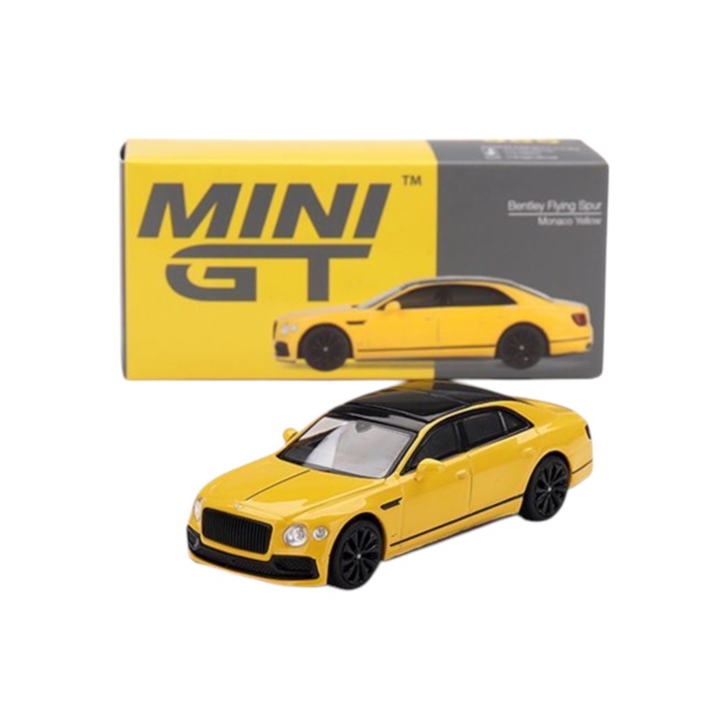 Mini GT Bentley Flying Spur (Monaco Yellow) 1:64 Scale