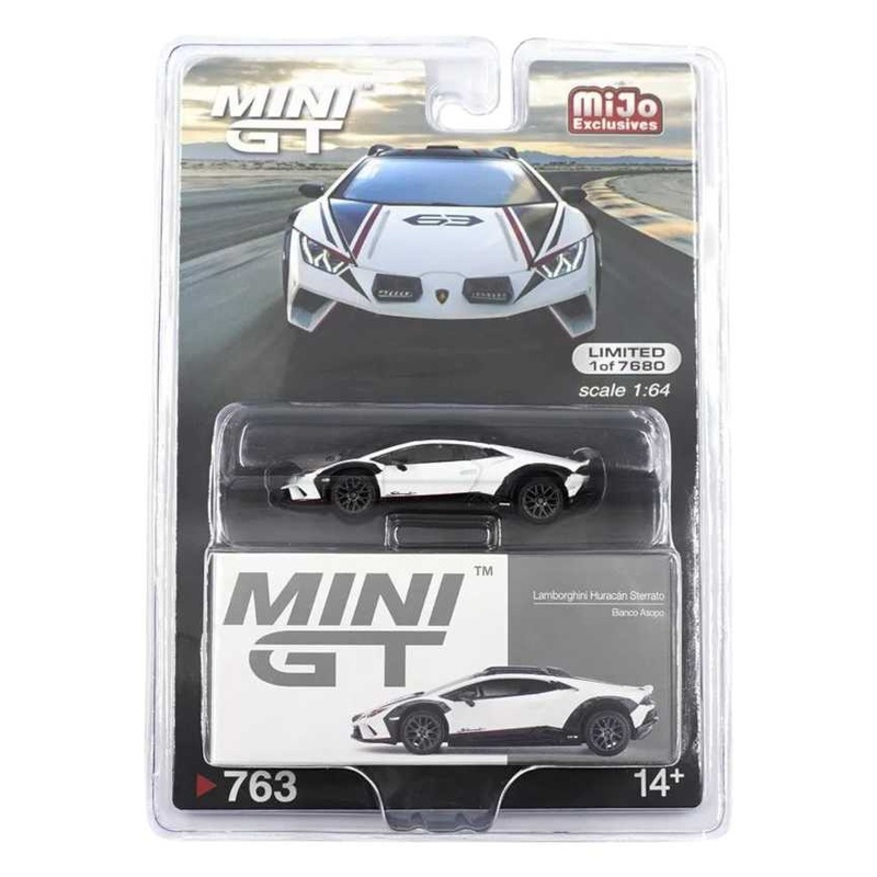 Mini GT Lamborghini Huracan sterrato Bianco Asopo imported collection 1:64