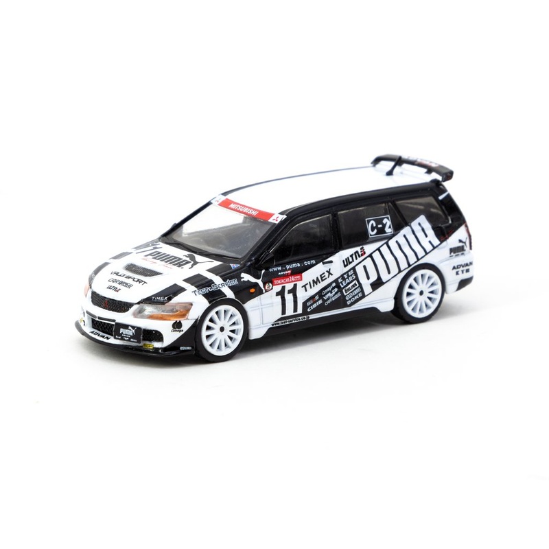 Tarmac Works 1:64 Mitsubishi Lancer Evolution Wagon Super Taikyu 2000 Tokachi 24H race livery