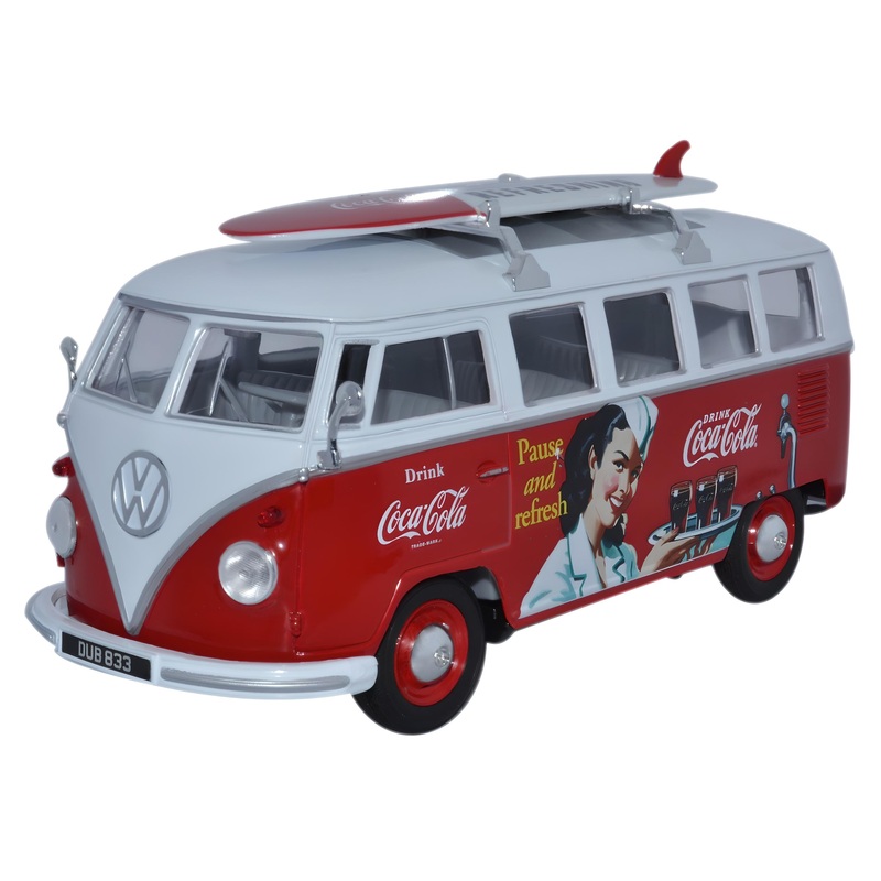 VW Bus Coca Cola - 1:24 Scale