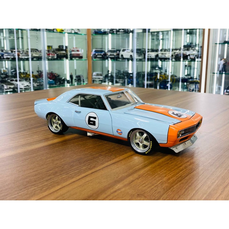 1/18 Diecast GMP Chevrolet Camaro 1968 Street Fighter in Gulf Livery (Limited Edition - 1260 pcs)