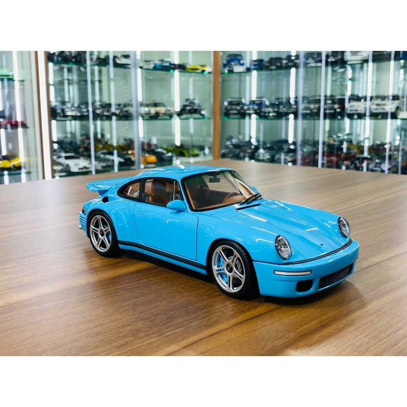 Almost Real Porsche RUF CTR Anniversary 2017 - 1/18 Diecast Model, Bavarian Sky Blue