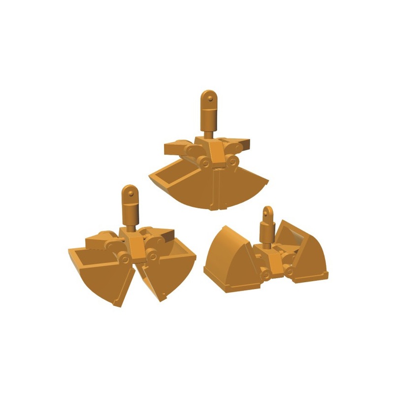 Clamshell grab for loading crane type 1 kit