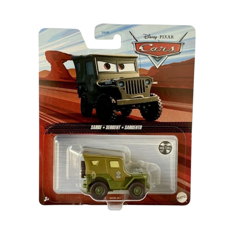 Disney Pixar Cars Pit Crew Sarge 1:64 Scale