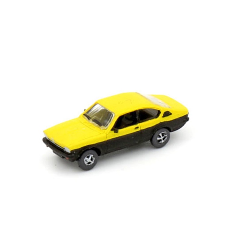 Finished model car Opel Kadett Coup Yellow-Black