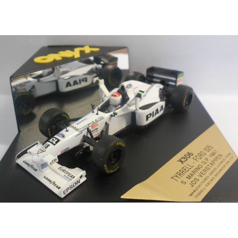Onyx 1/43 Scale - X306 TYRRELL FORD 025 S.MARINO G.P 97 VERSTAPPEN
