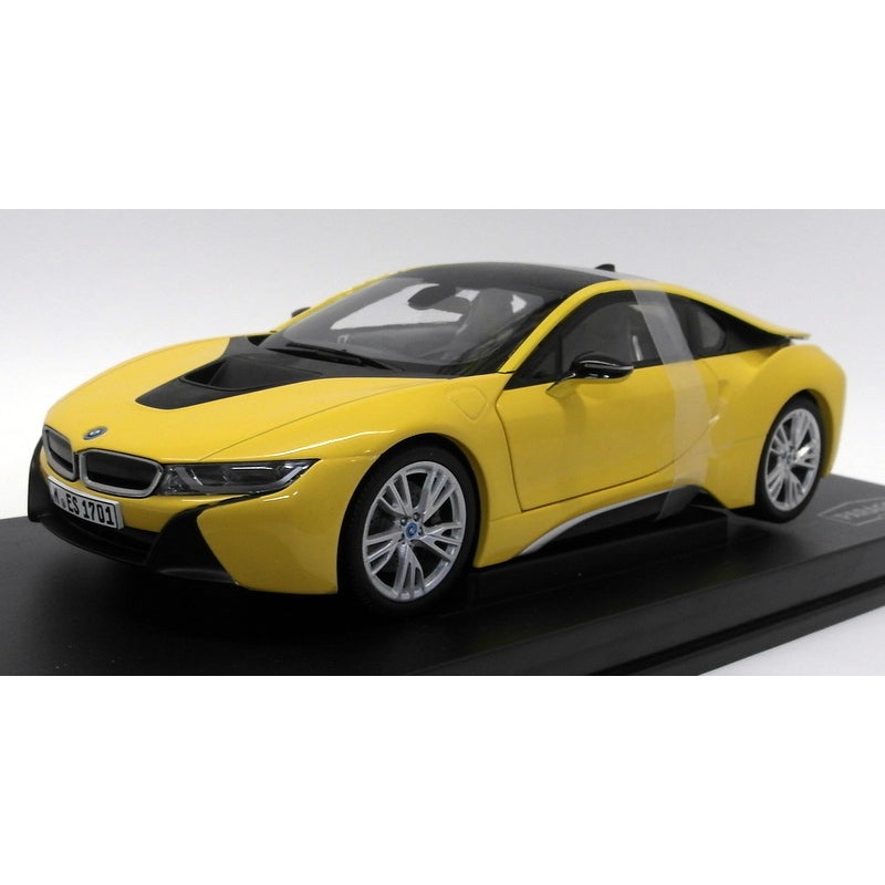 Paragon 1/18 Scale Diecast - PA-97087 BMW i8 Speed Yellow