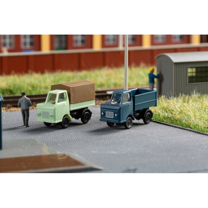 Set Multicar M22 platform tarpaulin and high-board tipper 2-piece