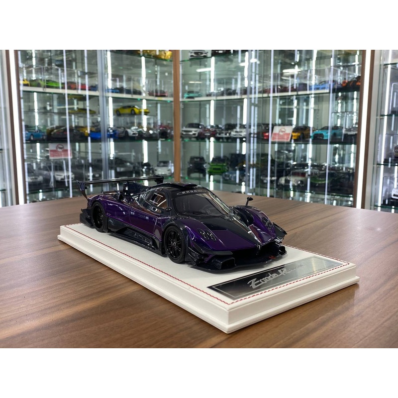 1/18 Resin Pagani Zonda R  Dino Models Carbon Fiber / Viola Limited Edition