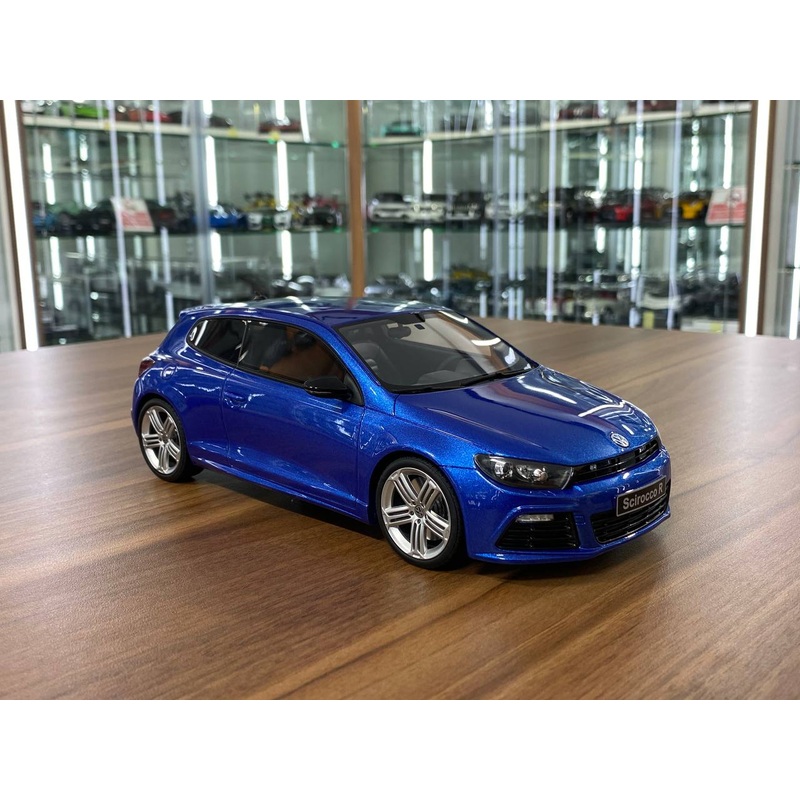 1/18 Resin Volkswagen Scirocco R Otto Blue Model Car