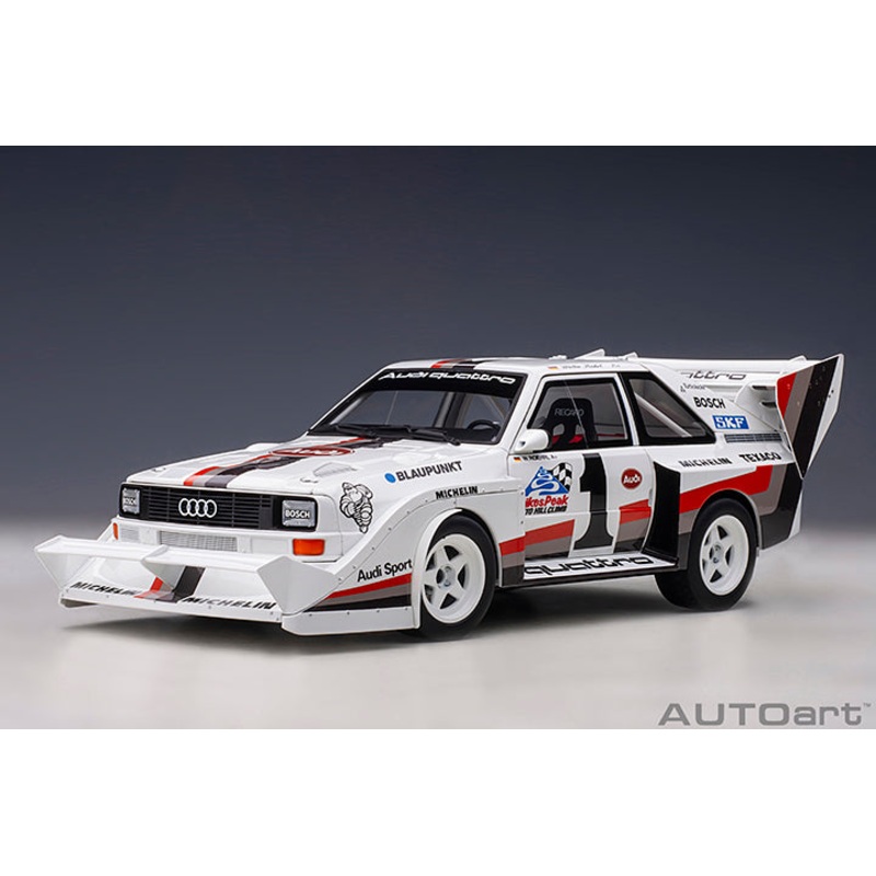 AUTOart Audi Quattro S1 Pikes Peak Winner 1987, W. Rohrl #1 1:18