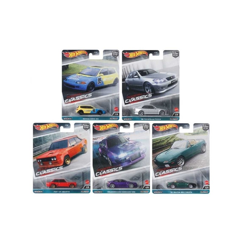 EXCLUSIVE Hotwheels Modern Classics set 5