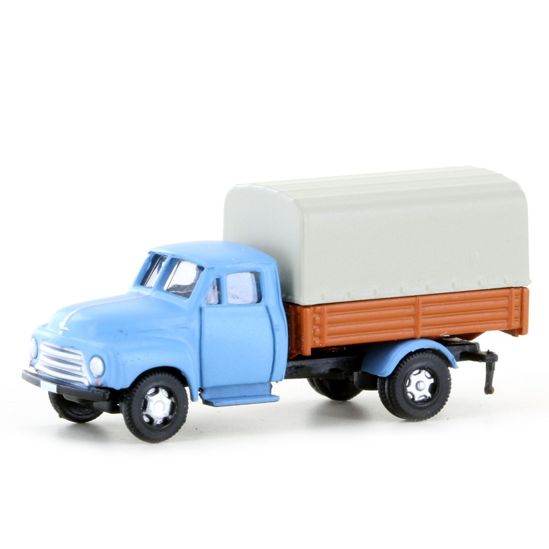 Truck Opel Blitz flatbed/tarpaulin blue