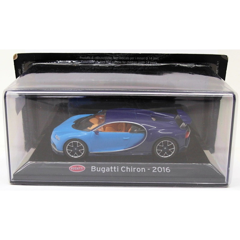Altaya 1/43 Scale AL12319E - 2016 Bugatti Chiron - 2-Tone Blue